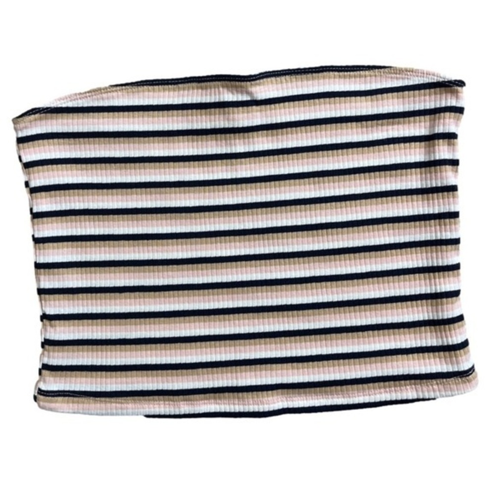 ⭐️ Hollister striped crop top- size L